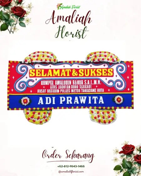 Papan Bunga Ucapan Selamat Sukaslamet